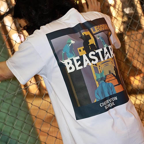 BEASTARS×Right-onのバックプリントTシャツ２③