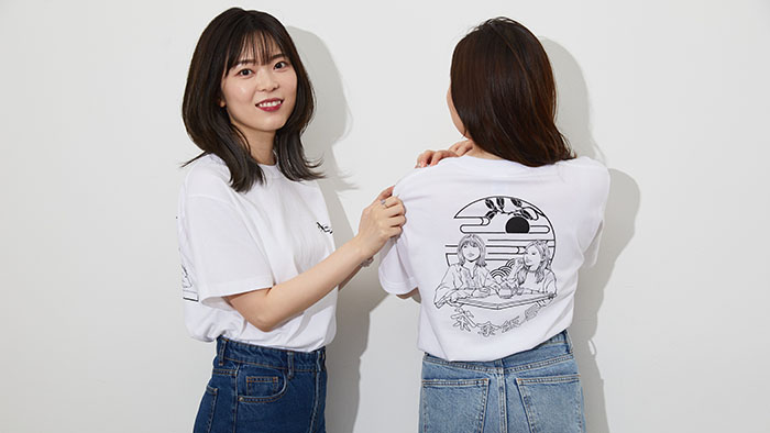 UNRedと李姉妹のコラボTシャツ③