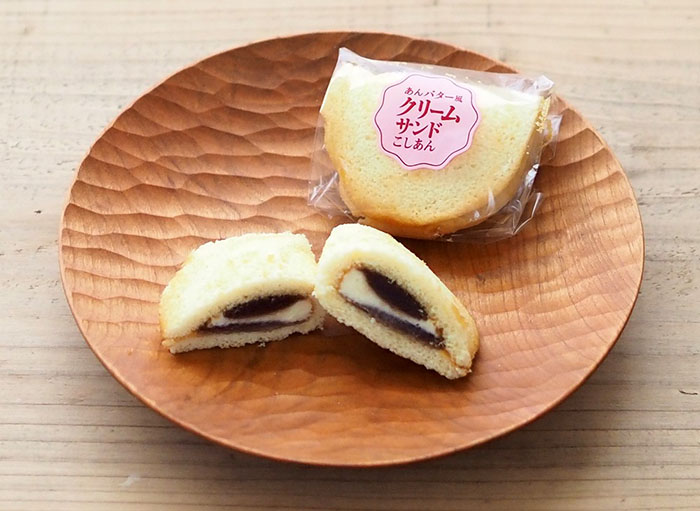 天恵製菓のハッピースコーンとあんバター風クリームサンド③