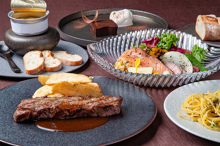 渋谷ストリームエクセルホテル東急のコース料理とカクテルモクテル➀
