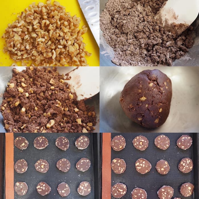 ココアクッキー工程