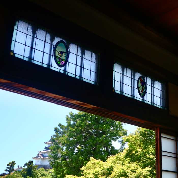 竹の丸スイーツカフェからの眺め