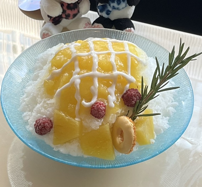 ホテル日航大阪のかき氷①