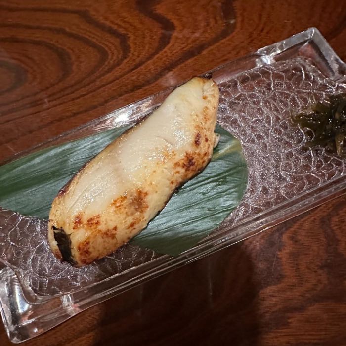 清寿司の銀鱈西京焼