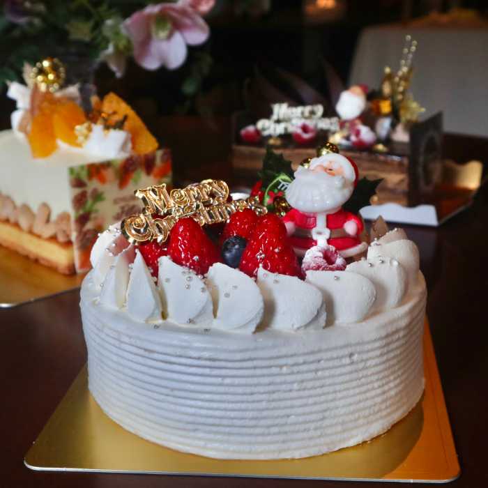 呉竹荘のクリスマスショートケーキ