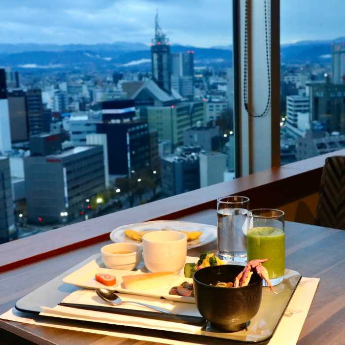 富山東急エクセルホテルの朝食①