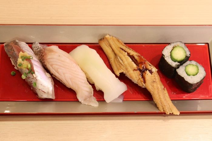 板前寿司の5種
