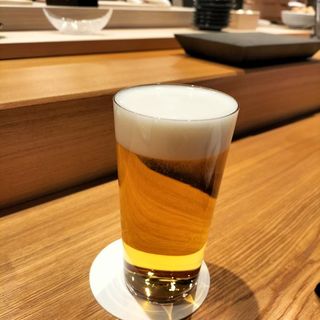 千功堂の生ビール