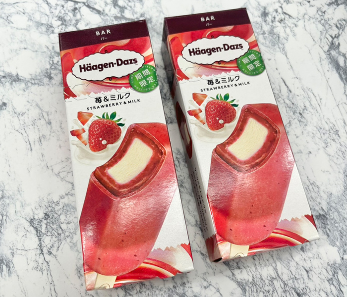 ハーゲンダッツの苺＆ミルク⑤