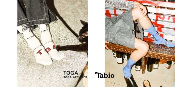 タビオとTOGAのコラボ靴下①