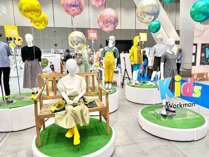 ワークマン24展示会のキッズウェア