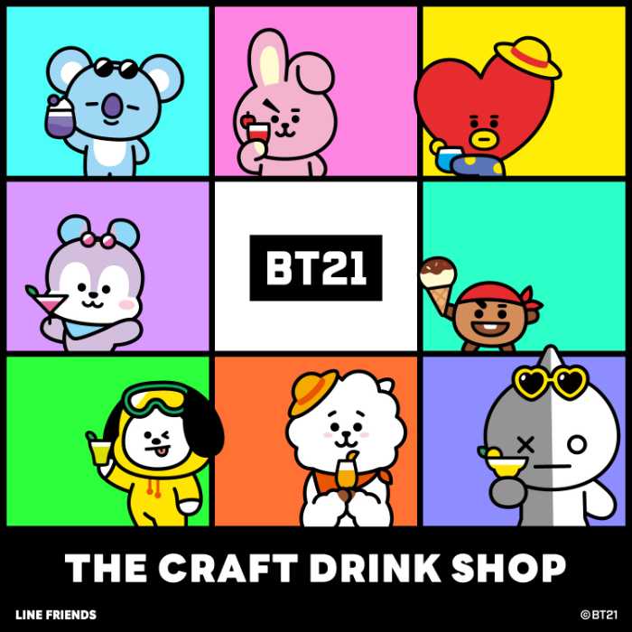 BT21 THE CRAFT DRINK SHOPの新作①
