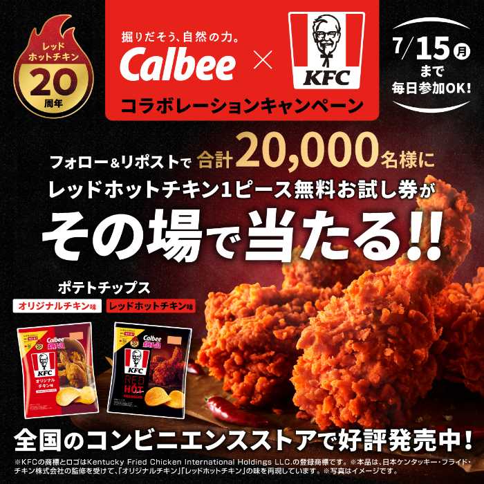 カルビーのKFCコラボポテトチップス②