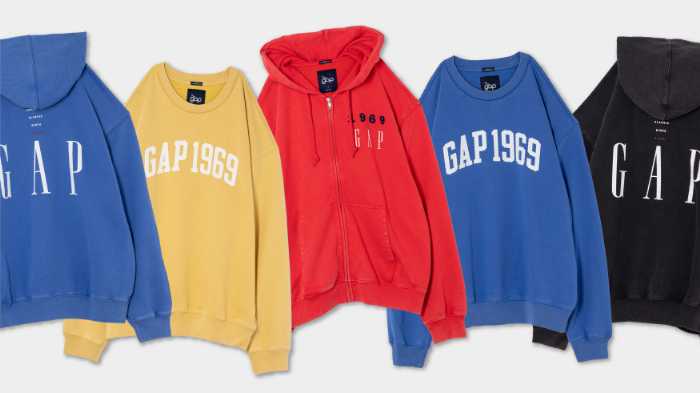 Gapのロゴスウェット①