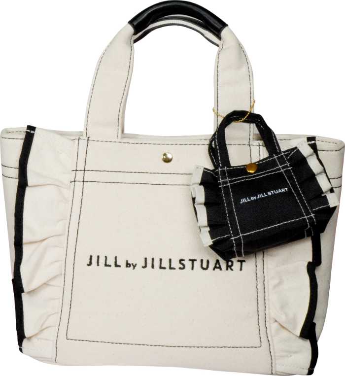 JILL by JILL STUARTのミニフリルトートバッグ キーホルダー②