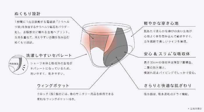 ベアのエアライト ショーツ フルカバー②