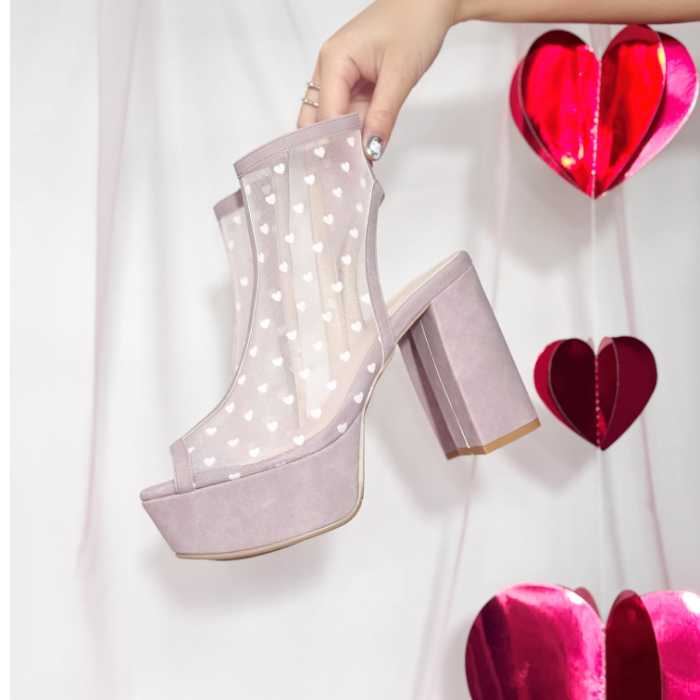 ESPERANZAのバレンタイン限定カラーシューズ②