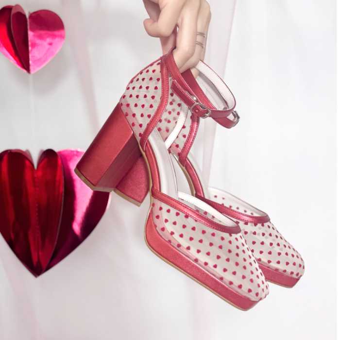 ESPERANZAのバレンタイン限定カラーシューズ③