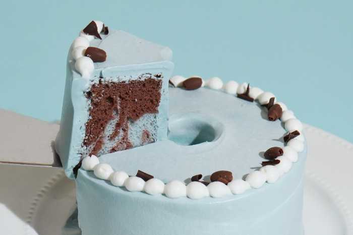 This is CHIFFON CAKE.のチョコミントシフォン①