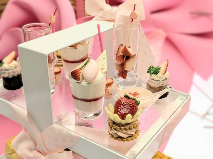 ANAクラウンプラザホテル大阪のピンクアフタヌーンティー ストロベリー⑤