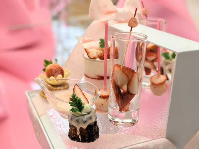 ANAクラウンプラザホテル大阪のピンクアフタヌーンティー ストロベリー⑥