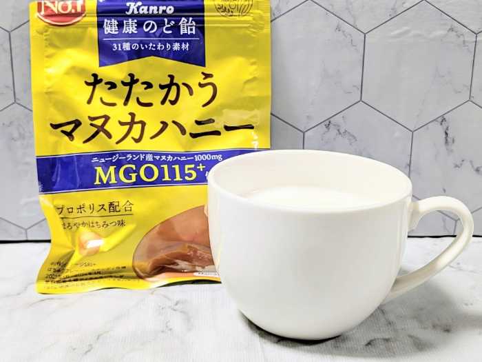 カンロののど飴ティー③