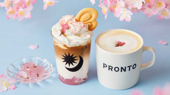 PRONTOの桜ドリンク①