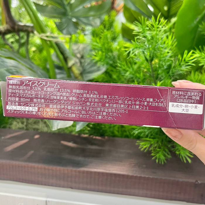 ハーゲンダッツの芳醇ティラミスクランチ⑧