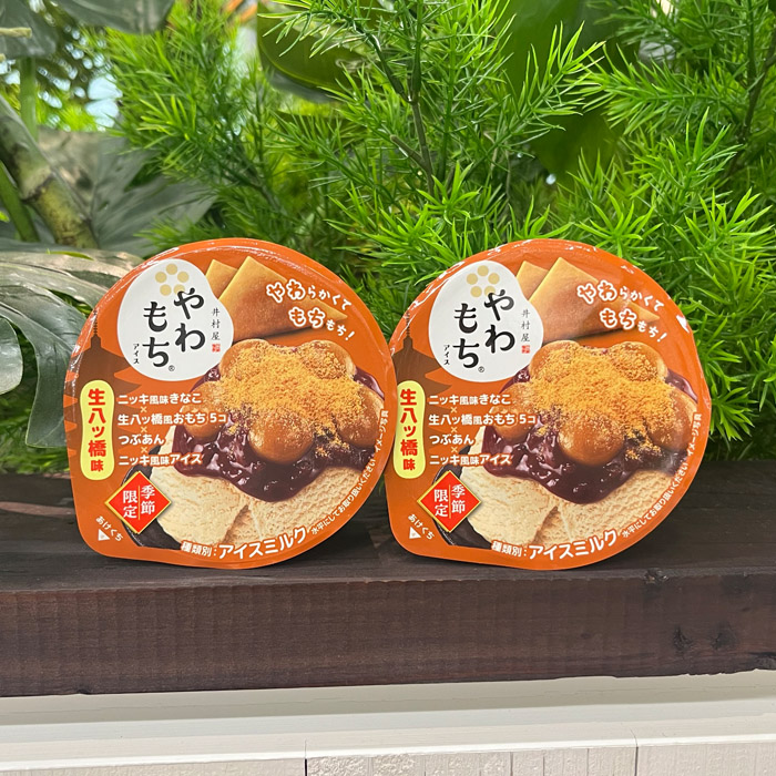 井村屋のやわもちアイス生八ッ橋味①