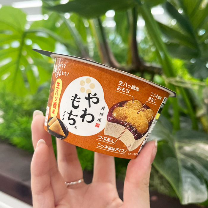 井村屋のやわもちアイス生八ッ橋味③