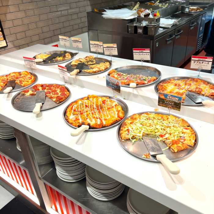 シェーキーズのピザのコーナー