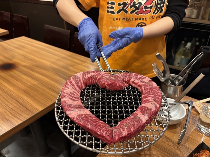 ハートのハラミをもって