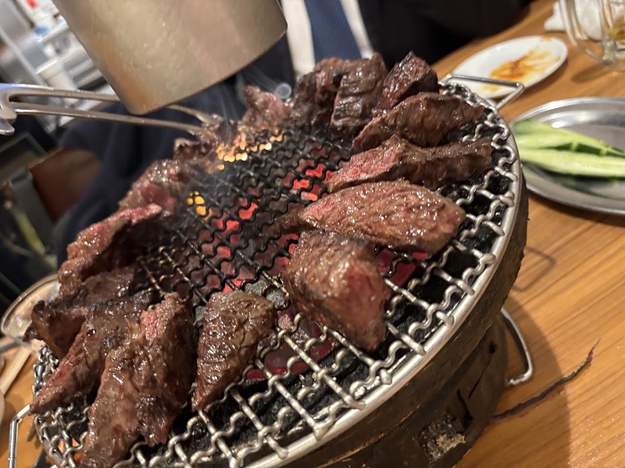 ハラミのカット