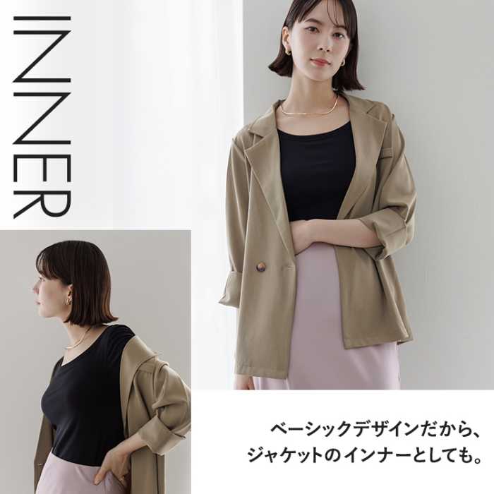 BAMBI WATERのカップ付き5部袖Tシャツ④