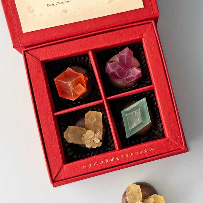 メルティングポットハラペコラボの鉱物ショコラ④