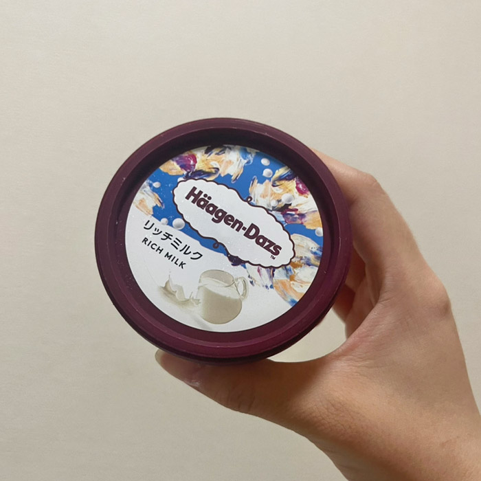 ハーゲンダッツのザ・ミルク⑤