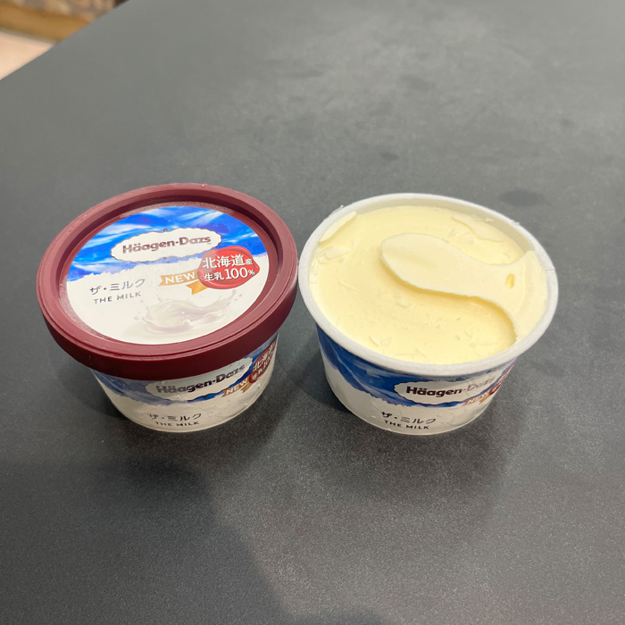 ハーゲンダッツのザ・ミルク⑥