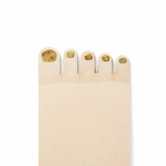 フラフィールの素肌風5本指ネイルソックス③