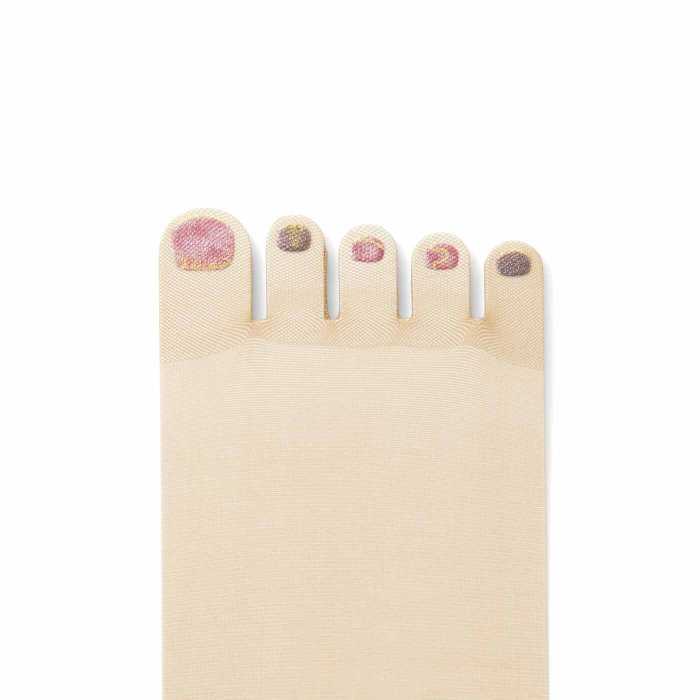 フラフィールの素肌風5本指ネイルソックス④