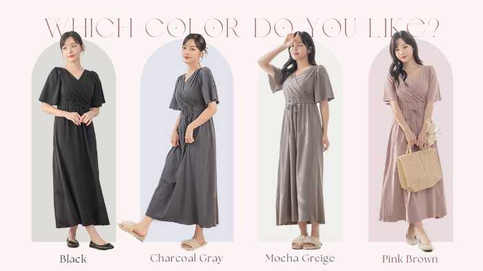 ツーハッチのナイトブラカシュクールワンピース④