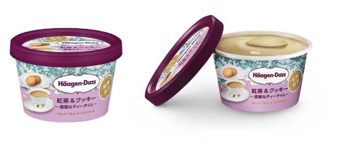 ハーゲンダッツの紅茶&クッキー③