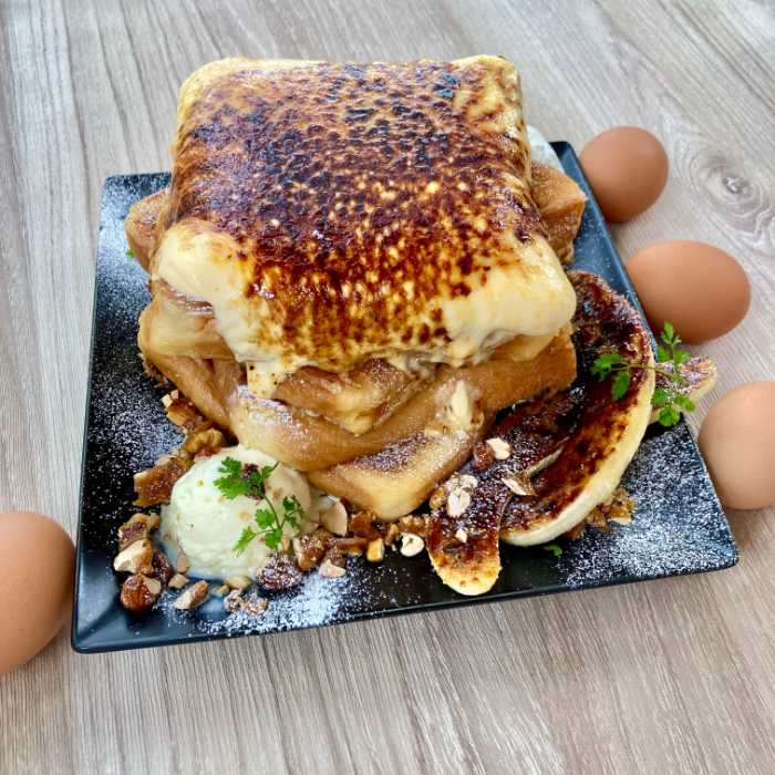 TAMAGOYAのTAMAGOYA4層焦がしフレンチトースト