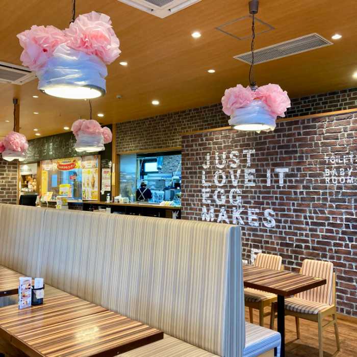 TAMAGOYAの店内席