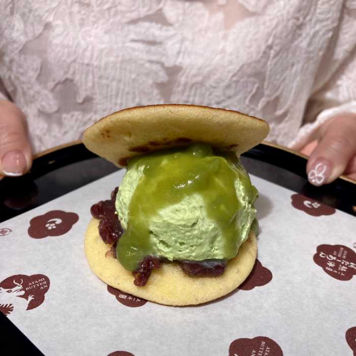 熱海ばたーあんのばたーあんどらやき抹茶