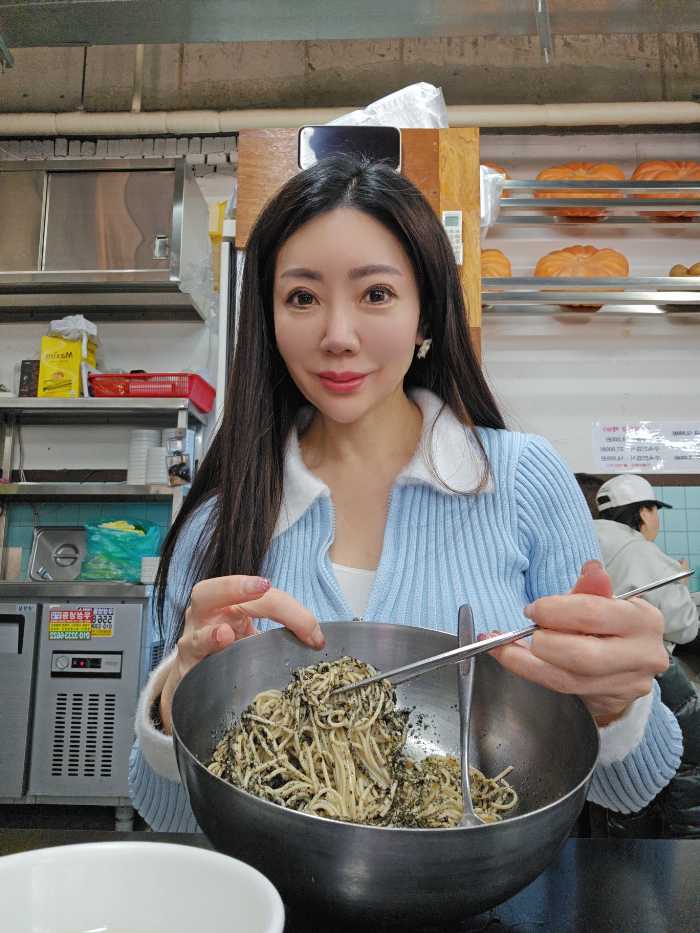 チョンニュビョッのエゴマ麺②