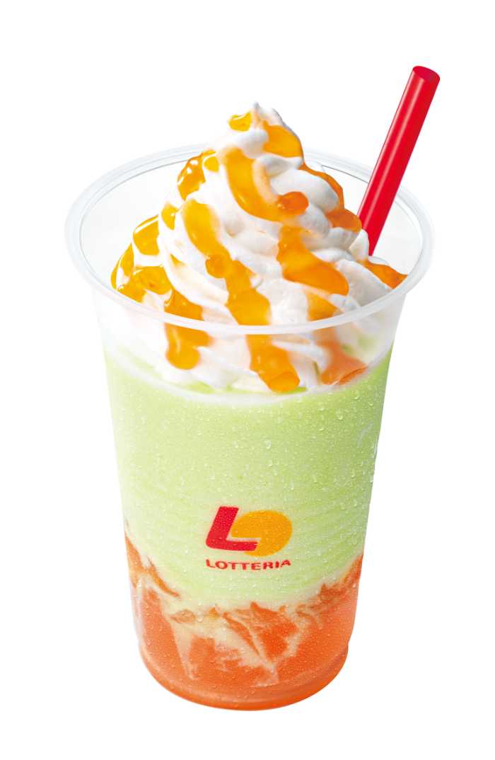 ロッテリアのメロンシェーキ②