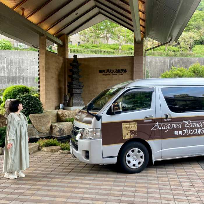熱川プリンスホテルのマイクロバス