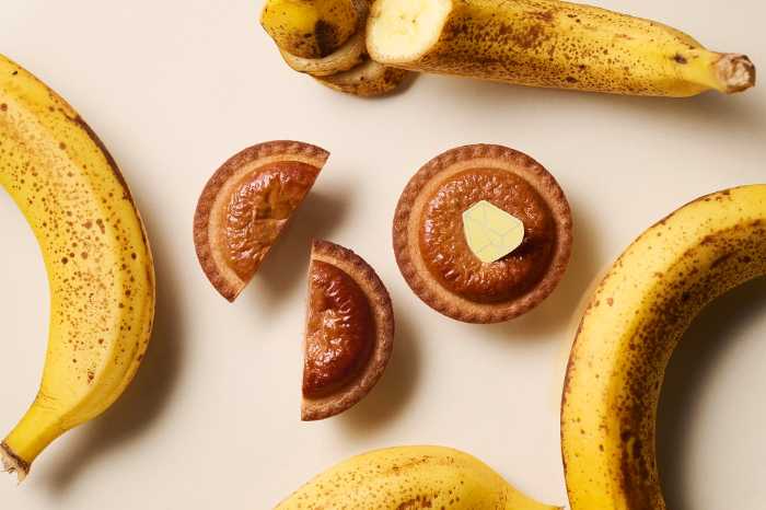 焼きたてタルトのチョコバナナチーズ①