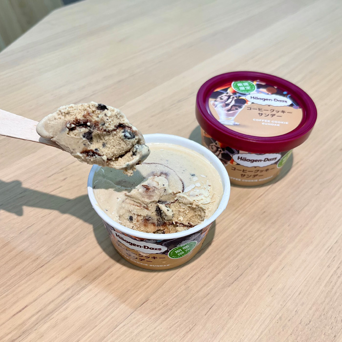 ハーゲンダッツのコーヒークッキーサンデー③
