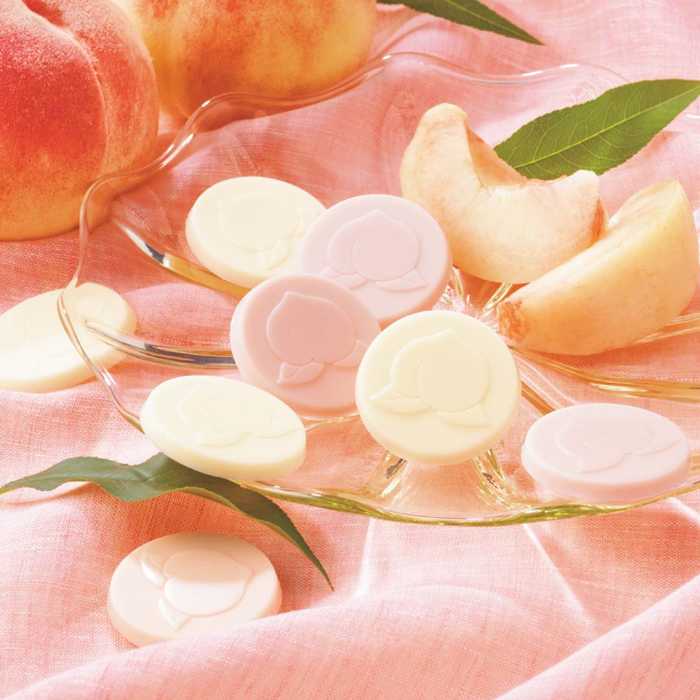ロイズの白桃チョコレート③